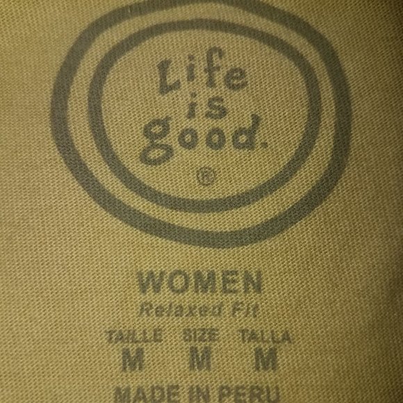 'Thank Full' Life is Good Graphic Short Sleeved Tee Shirt - Picture 6 of 7